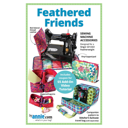 ByAnnie Feathered Friends - sewing and crafts storage bag