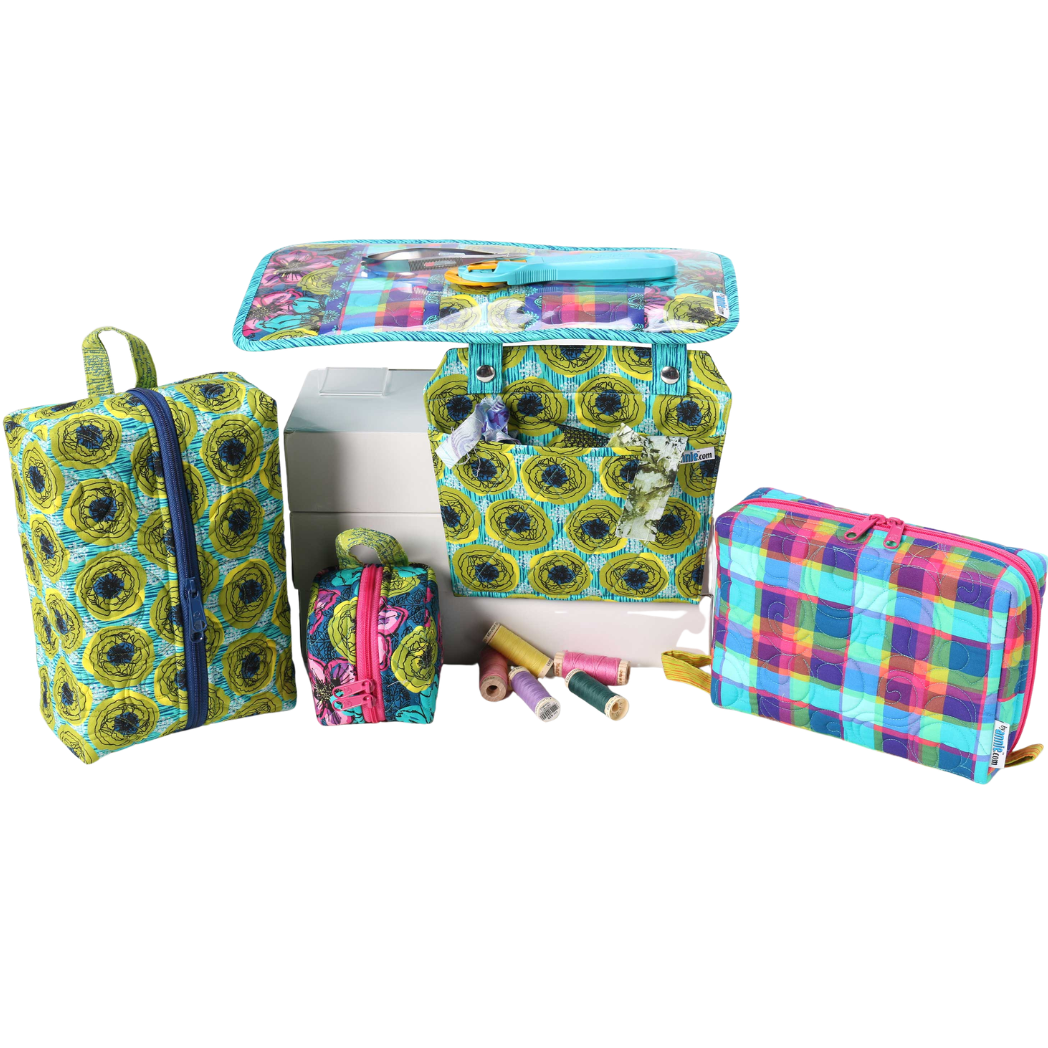 ByAnnie Feathered Friends - sewing and crafts storage bag - in use