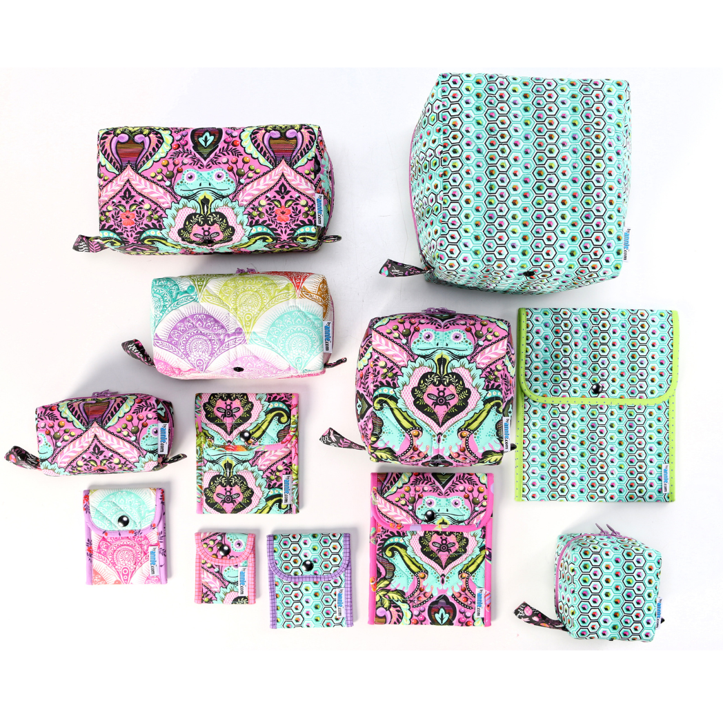 ByAnnie Cubicle Collective - Full set of bags in rectangle and square styles in small, medium and large sizes