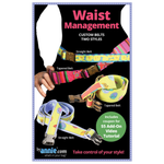 ByAnnie Waist Management sewing pattern cover showing finished straight and tapered belts
