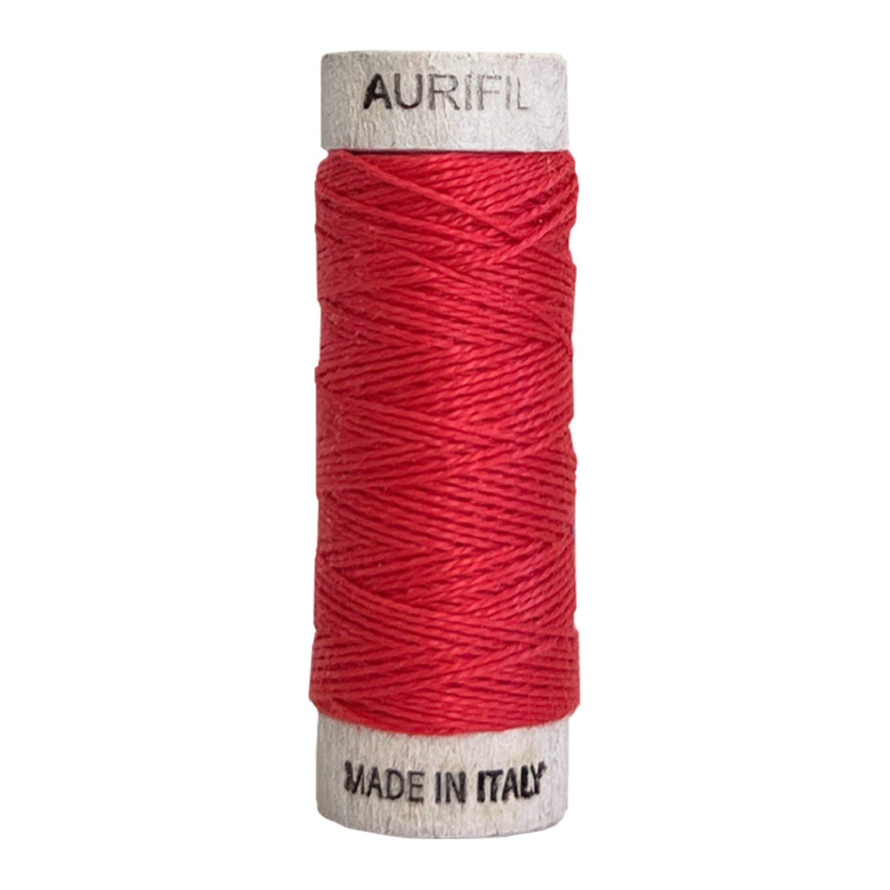 35m Red Aurifil Thread 8wt 35m Medium Red 5002 | Quilt Direct