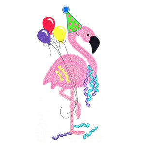 V-Stitch Designs Party Flamingo - Digital Download
