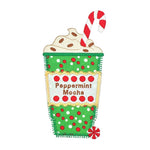 Peppermint Mocha To Go - Digital Download - craft pattern by V-Stitch Designs
