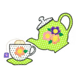 Pouring Tea - Digital Download - craft pattern by V-Stitch Designs