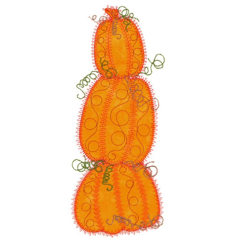 V-Stitch Designs Pumpkin Stack - Digital Download