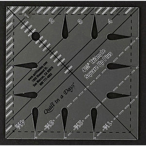 Quilt In A Day Triangle Square Up Plus Ruler 4½"