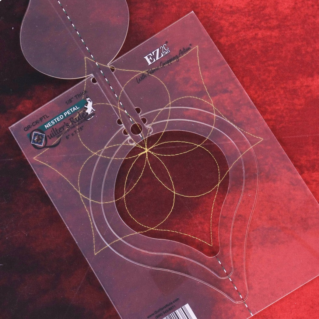 Quilter's Rule ⅛" Nested Flame Petal Set of 4