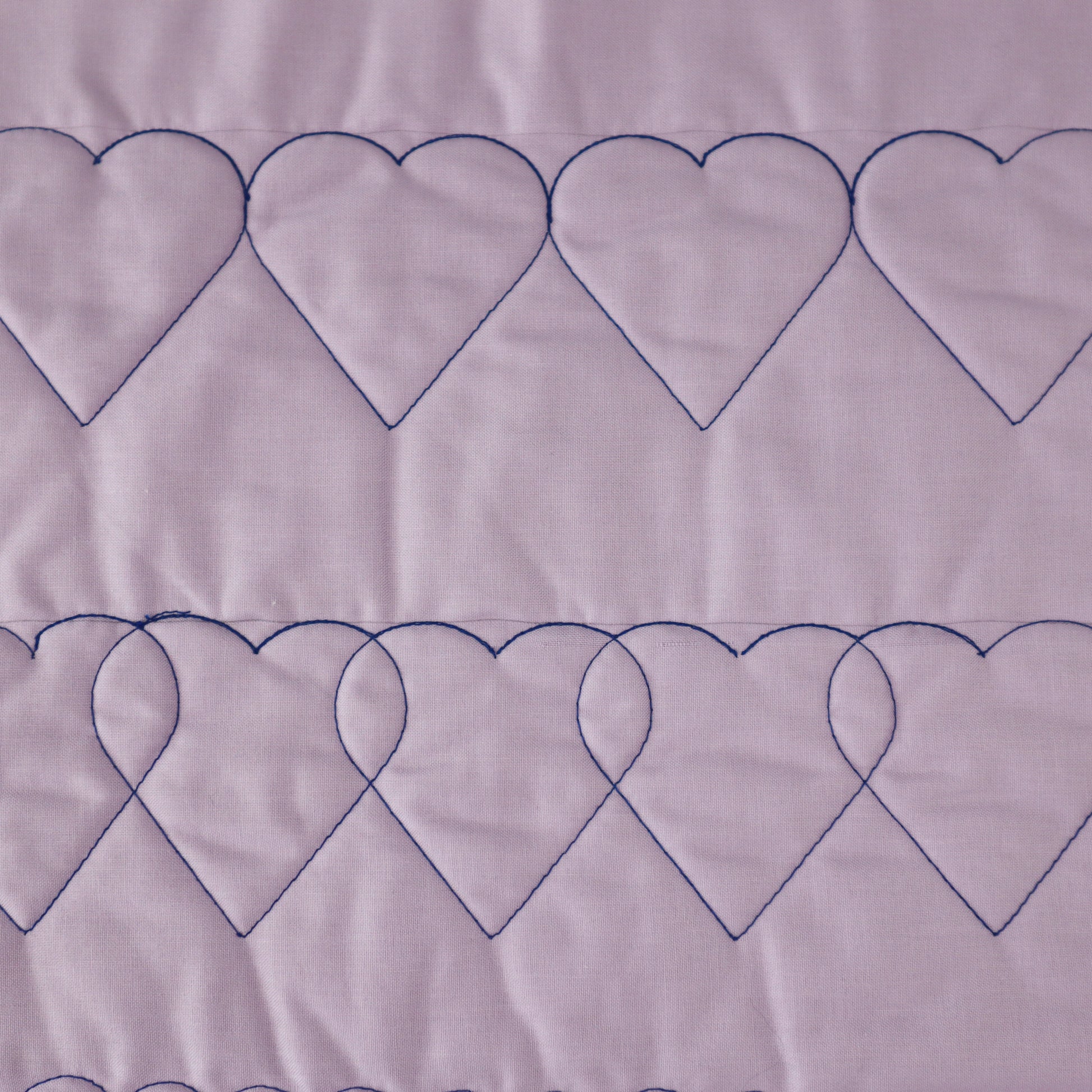 Quilter's Rule 3/16" 1"- 4" Hanging Heart - quilting ruler and template - alternate angle