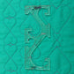Quilter's Rule ⅛" 1"- 4" Hanging Heart Chain - quilting ruler and template - in use
