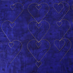 Quilter's Rule 3/16" 1"- 4" Hanging Heart - quilting ruler and template - detail view