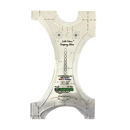 Quilter's Rule 1/8" Pointed Leaf/Oval 1 Pack of 1