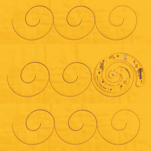 Quilter's Rule ¼" Nautilus Feather Tool