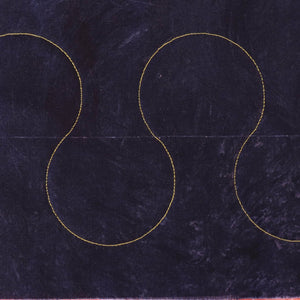 Quilter's Rule ⅛" Nested Mini Circles 1" to 4" Set of 4 - quilting template set for patchwork blocks - alternate angle