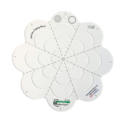 Quilter's Rule ⅛" Daisy 2" to 8" Set of 4