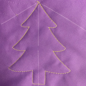 Quilter's Rule ⅛" Tree Template