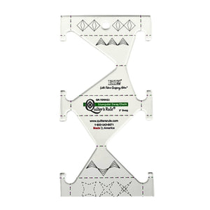 Quilter's Rule ¼" 3" Triangle Swag Chain Pack of 1
