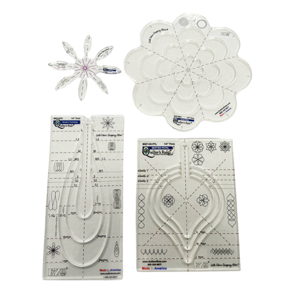Quilter's Rule ¼" Flower Set