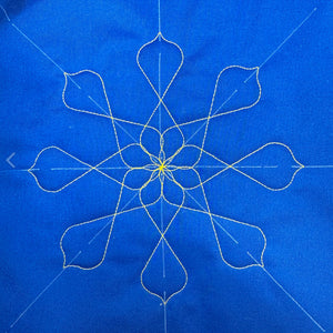 Quilter's Rule ¼" Pointed Loop to Loop 4"