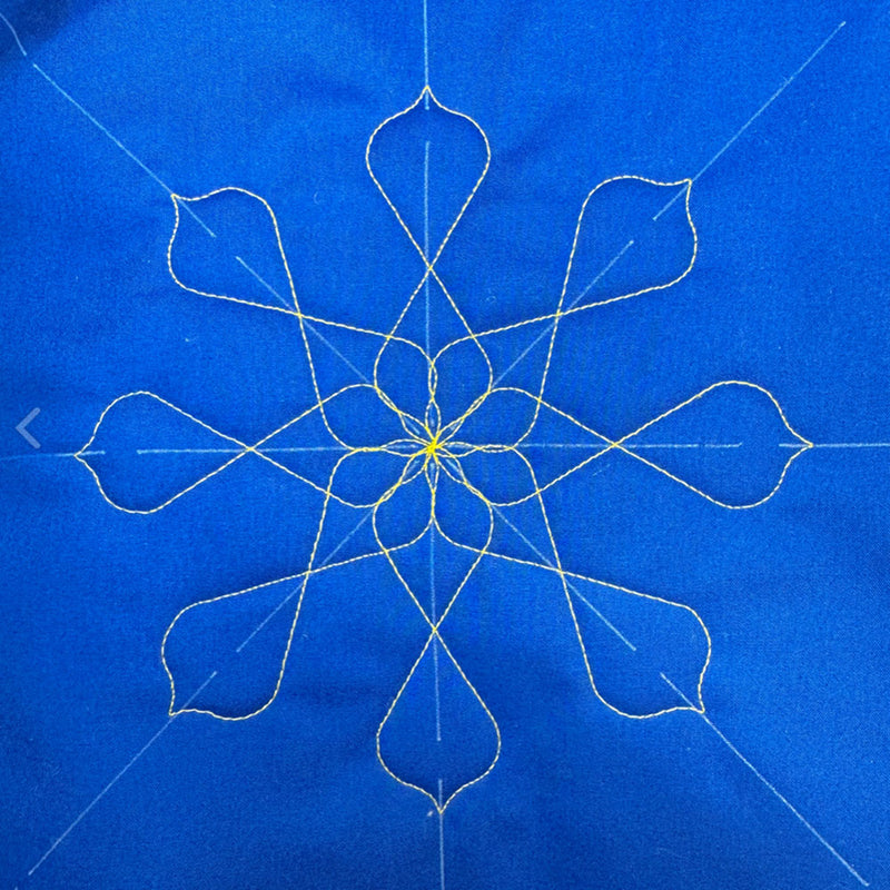 Quilter's Rule ¼" Pointed Loop to Loop 4"