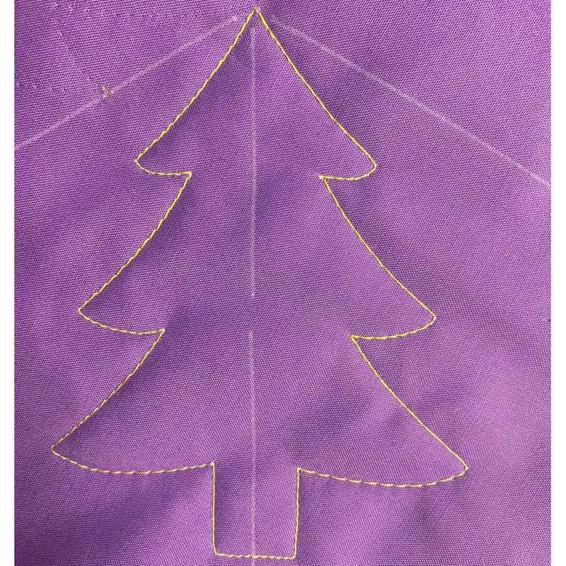 Quilter's Rule ¼" Tree Template