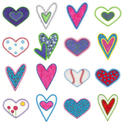 Queen of Hearts set -Digital Download - craft pattern by V-Stitch Designs
