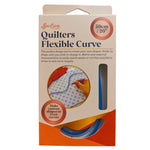 Sew Easy Quilters Flexible Curve Ruler 20 inch (50 cm) in retail packaging, showing metric and imperial markings
