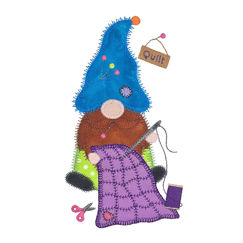 V-Stitch Designs Quilting Gnome - Digital Download