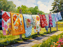 Suns Out Jigsaw Puzzle Quilts on the Line 1000 pieces