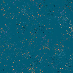 Moda Speckled Metallic Teal 53M