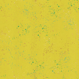 Moda Speckled Metallic Citron 65M