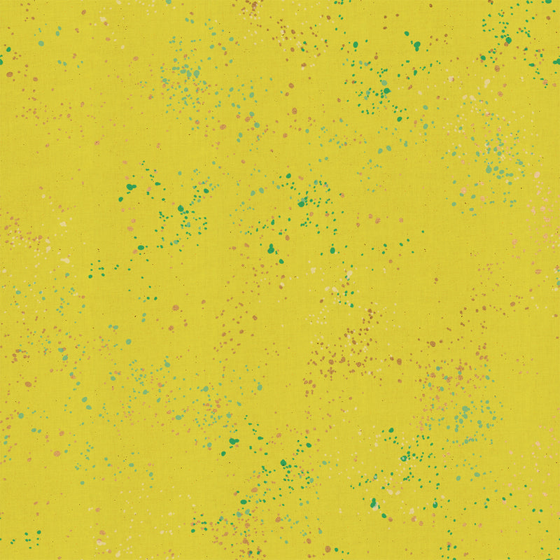 Moda Speckled Metallic Citron 65M