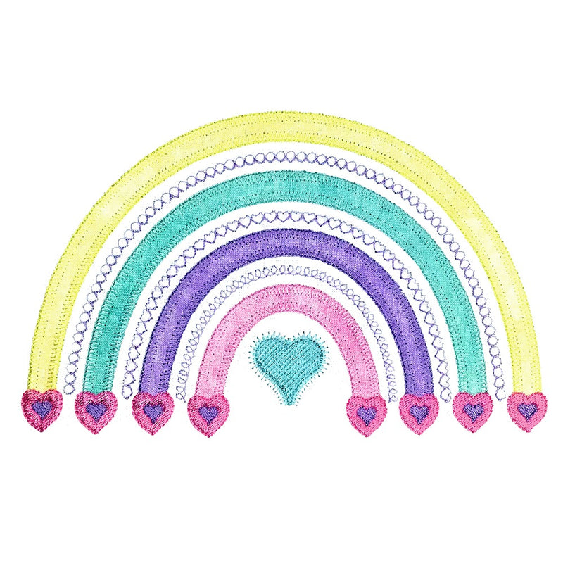 V-Stitch Designs Rainbow set -Digital Download