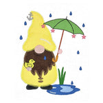 Rainy Day Gnome - Digital Download - craft pattern by V-Stitch Designs