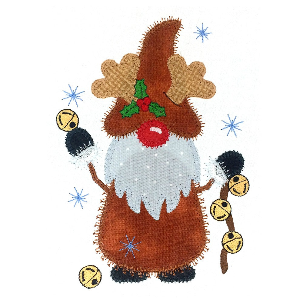 Reindeer Gnome - Digital Download - craft pattern by V-Stitch Designs