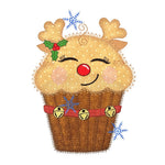 Reindeer Cupcake - Digital Download - craft pattern by V-Stitch Designs