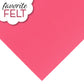 OESD Favourite Felt 8 x 12 inch polyester felt sheet in Rose for machine embroidery