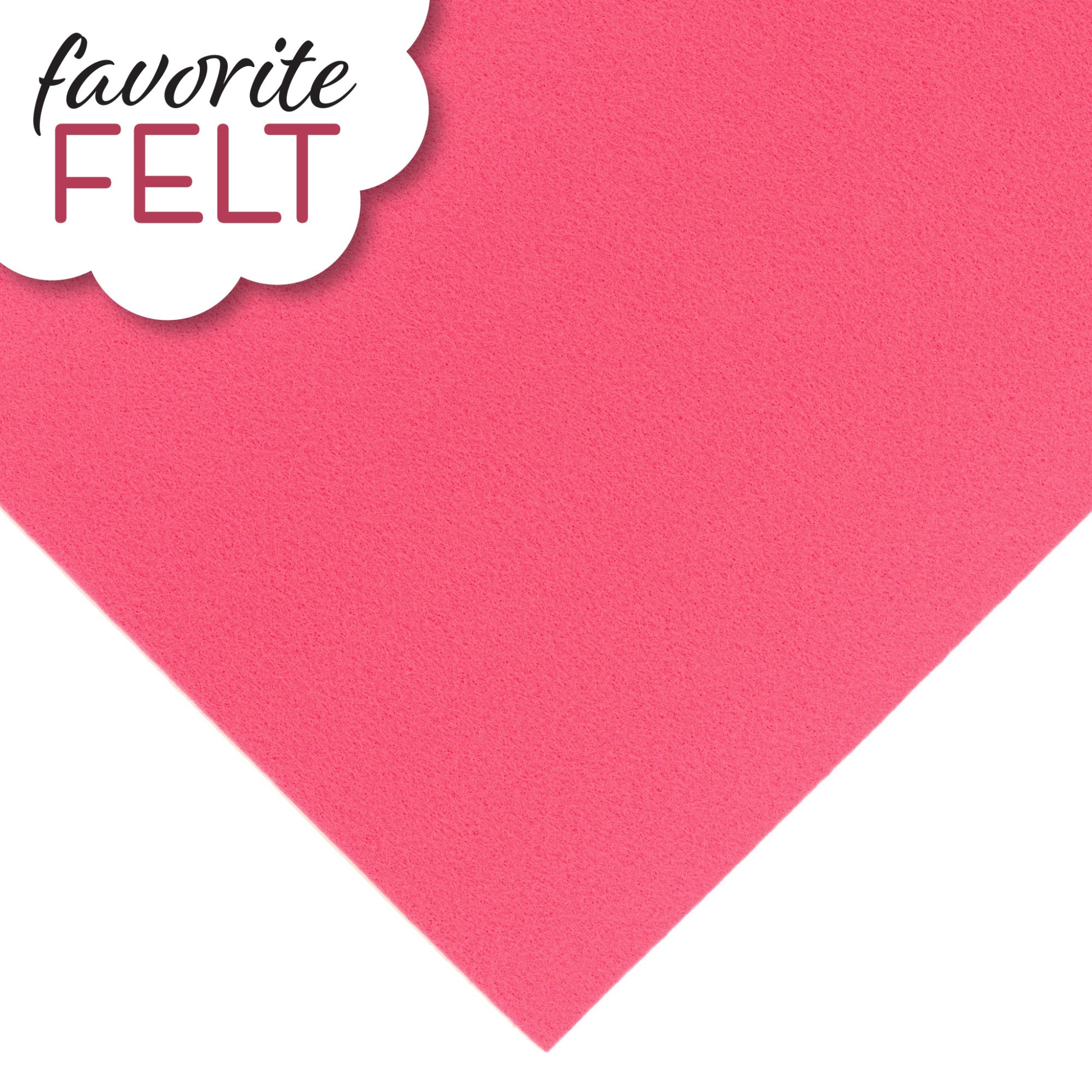 OESD Favourite Felt 8 x 12 inch polyester felt sheet in Rose for machine embroidery
