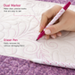 Sewline Dual Marker & Eraser Pen Set