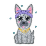 Sassy Pup - Digital Download - craft pattern by V-Stitch Designs