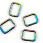 Emmaline Rectangular Rings ¾" Pack of 4