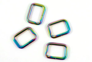 Emmaline Rectangular Rings ¾" Pack of 4