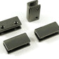 Emmaline Rectangular Strap End Caps ¾" Pack of 4