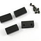 Emmaline Rectangular Strap End Caps ¾" Pack of 4