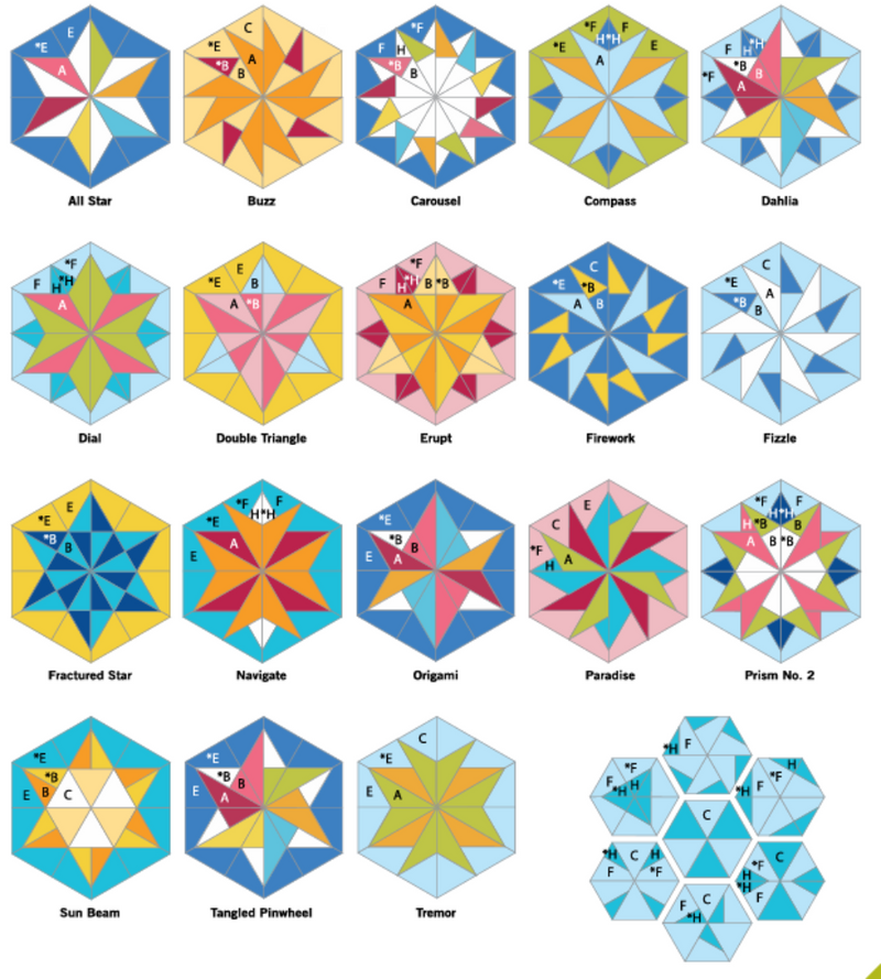 Accuquilt GO! Pinwheel Shape Set-12" Finished by Sew Steady