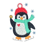 Skating Penguin - Digital Download - craft pattern by V-Stitch Designs