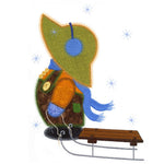 Sledding Overall Sam - Digital Download - craft pattern by V-Stitch Designs