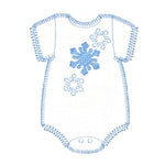 Snowflake Onesie - Digital Download - craft pattern by V-Stitch Designs