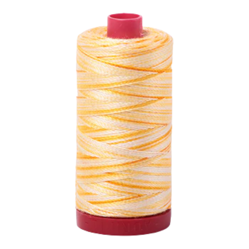 Aurifil Thread 12/2 325m Variegated Limoni di Monterosso 4658
