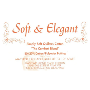 Soft & Elegant,  80% Cotton 20% Polyester by the meter