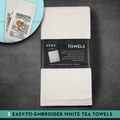 OESD Tea Towels Pack of 2